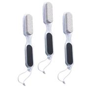 COSMOBETTY 3pcs Pedicure Foot Files Callus Removing Tools for Men and Elders, Washable Pumice Stone and Stainless Steel Foot Care Tool to Remove Cracked Skin and Dead Skin at Home Or Travel