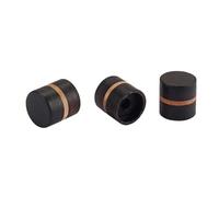 COSMOBETTY 3pcs Rosewood Guitar Knobs for Electric Guitar and Bass Fits Shaft Import Concentric Pots Wood Material Control Knobs for Amplifier and Effect Pedal