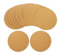COSMOBETTY 40pcs Round Art Paper Cards Made from Wood Pulp, Compact and Light Drawing Cardboards and Art Class, Easy to Store Khaki DIY Hand Drawing Cardstocks for Painting and Writing