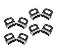 COSMOBETTY 8pcs Heat Resistant Single Hole Pot Side Handle with Screw Mount | Black Plastic, Widened Thick Grip, Bolt on Detachable Design, for Milk Pots and Casserole Pots