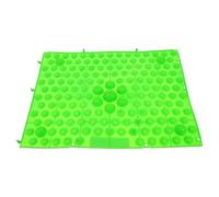 COSMOBETTY Acupressure Foot Massage Mat for Improved with High Elasticity TPE Material, Odorless Design, for Office Workers and Seniors, Green Reflexology Pebble Plate for Relaxation