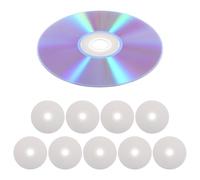 COSMOBETTY Blank Dvd-r Cd-r Discs 10pcs Rewritable Media for Video Storage and Reliable Data Preservation High Capacity Plastic Backup Discs