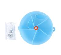 COSMOBETTY Blue Plastic Parrot Foraging with Wheel-like Chew Feature, Interactive Bird Feeder Designed to Prevent Negative Behaviour, for Cage or Play Gym Use Random Color