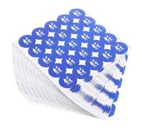 COSMOBETTY Button Cell Battery Safety Stickers 1000pcs Round Copper Plate Self-Adhesive Labels Safety Notices Strong Adhesion