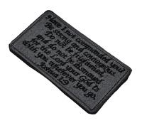 COSMOBETTY Crafts Sewing Accessory Bible Quote Embroidered Patch Cloth Repair Patch for Hole Mending DIY