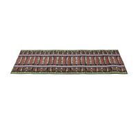 COSMOBETTY D Railroad Train Track Runner Polyester Aisle Rug Modular Splicing and Novelty Printed Design Enhancing Hallway Depth Perception Suitable for Learning Spaces and Schools