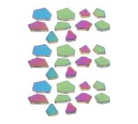COSMOBETTY DIY Ceramic Mosaic Patchwork Tiles Irregular Geometric Shapes, Small Matte Textured Pieces for Kitchen Walls and Flower Pots, Vibrant Palette for Limitless Craft Decoration Options