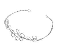 COSMOBETTY DIY Metal Wire Headband Base Hollow Frame for Women Goddess Crown Headdress Craft Smooth Surface for Easy Decoration and Sewing