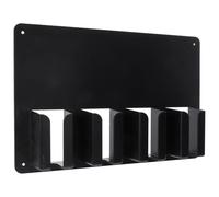 COSMOBETTY Hair Clipper Holder for Reasonable Storage for Professional Salon Multi-Purpose Storage Rack Wall Mounted Pp Hair Scissors Organizer Black with Guest Bathroom