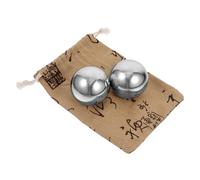 COSMOBETTY Hand Exercise Massage Balls for Relaxing Hand Massage Stainless Steel with Smooth Surface and Portable Design Metallic Palm Roller Balls