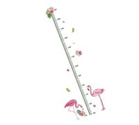 COSMOBETTY Height Sticker Growth Chart Wall Decal with Lovely Cartoon Animals, Easy to Apply and Waterproof PVC Material for Bedrooms and Stores Nursery Decoration