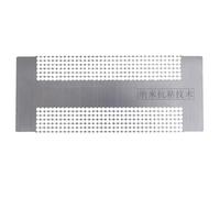 COSMOBETTY High Precision Steel Diamond Picture Mesh Ruler Dotting Rhinestone Tool Flexible and Sturdy for Hand-Made Diamond Pictures at Home
