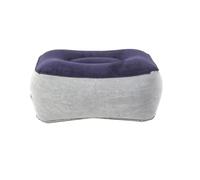 COSMOBETTY Inflatable Travel Foot Rest Cushion Portable and Comfortable Foot Stool Made of PVC Flocking Fabric, Multi-Functional and Provides Great Support, for Flight or Train Use