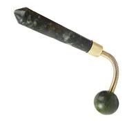 COSMOBETTY Jade Massage Hammer Manual Back Massager Tool Multipurpose Muscle Scraping Handheld Pressure Point Massager for Fitness Enthusiasts and Office Workers