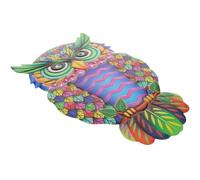COSMOBETTY Metal Owl Wall Decor Hanging Sculpture, Iron Material with Fine and Beautiful Workmanship, Sturdy and Not Easy to Fade or Break, for Balcony or Housewarming Decoration