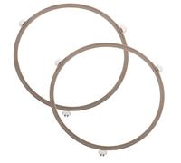 COSMOBETTY Microwave Turntable Rings 2pcs round Tray Support Rack Sturdy for Microwave Oven Use in Kitchen