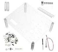 COSMOBETTY Open Air PC Workbench with Acrylic Motherboard Stand, Aluminium Alloy Sturdy Base Bracket for Easy Observation and Safety of Internal Components, for Testing Components the Go