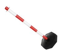 COSMOBETTY Outdoor Warning Pile with Movable Elastic Plastic Base Filled by Water or Sand for Road Safety Isolation