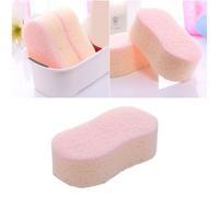 COSMOBETTY Pink Bath Sponge and Babies, Exfoliating and Massaging Body Cleaning Shower Sponge Non-Woven Fabric, Gentle Bathing Accessory for Daily Use