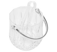 COSMOBETTY Portable Ice Bucket and Multifunctional Plastic Ice Clamp Set with Stable Handle, 2pcs for Parties and Home Use