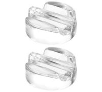COSMOBETTY Practical Glass Fermentation Weights Safe and Sturdy Glass Material 2pcs for Wide Mouth Mason Jars for Pickling, Sauerkraut, Kimchi, and Other Fermented Foods the Kitchen