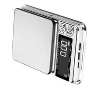 COSMOBETTY Precision Digital Jewelry Scale with High Accuracy and USB Rechargeable Design, Featuring LED Backlight Screen and Silicone Anti-slip Mat, Compact and Portable Collector Gram Tool