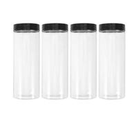 COSMOBETTY Pvc Golf Ball Tubes and Waterproof Design with Burrfree Rim 4pcs Cylindrical Storage Cases for Golf Balls, for Store Display and Course Use