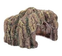 COSMOBETTY Resin Gecko Playing Platform and Spider Hideout with Cave-like Shape for Reptile and Snake Habitat, Providing Resting Spot and Hiding Place for Landscape Decoration