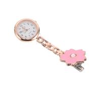COSMOBETTY Retro Quartz Pocket Watch for Nurses with Flower Engraving, Compact and Lightweight Design, Easy to Carry Nurse Second Hand Watch Suitable for General and Isolation Scenarios