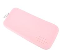 COSMOBETTY Silicone Makeup Brush Bag for Women with Proper Capacity and Easy Open Close Feature, Chic Pink Travel Makeup Organiser for Holiday and Christmas