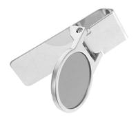 COSMOBETTY Small Round Stainless Steel Money Clip for Convenient Money Fixing and Saving Time, Silver Metal Note Clamp for Office Use and Everyday Carry