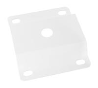 COSMOBETTY Solar Street Light Mounting Bracket Suitable for Countryside Roads White Iron Pole Clamp with Universal Mounting and Secure Attachment Size for Street Light Poles