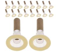 COSMOBETTY Traditional Moxa Sticks Natural Moxa Material for Moxibustion Therapy 100pcs with Cone Base Longer More Even Burn, Suitable for Beauty Salon and Home Acupoint Massage