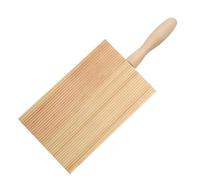 COSMOBETTY Wooden Gnocchi Making Board for Home Use, Space-Saving Kitchen Gadget, Convenient to Use Khaki Pasta Mold for Authentic Homemade Pasta Preparation