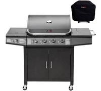 Cosmogrill Pro Deluxe 5 Gas Burner 4+1 Barbecue Grill With Storage & Weatherproof Cover