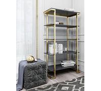 Cosmoliving By Cosmopolitan Camila Bookcase Grey