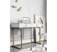 Dorel Home Camila Writing Desk White, White