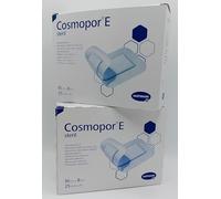 Cosmopor E Adhesive Sterile Wound Dressing 8cm x 10cm - Pack of 2 (25 Dressings Each) | Soft and Secure Wound Protection