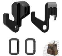 Cosmos 2 Pcs Sports Court Fence Hook Chain Link Fencing Mount Clip Fence Hanging Hooks for Paddle Bag Sports Bag Bottle Accessory Storage in Basketball Baseball Tennis Pickleball Game Court Playcourt