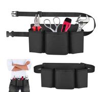 Cosmos 2 Pcs Waist Tool Bag Work Apron Utility Belt, Gardening Pouch Bag Multi-functional Hands Tools Organizer, Adjustable Tool Waist Belt for Woodworking Gardening Waist Tools Storage