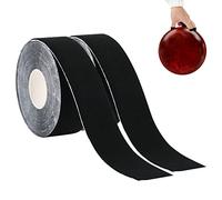 Cosmos 2 Rolls Bowling Finger Tape Elastic Thumb Tape Protective Bowling Ball Accessories for Bowler Sport Exercise Workout, Each Roll 2.5cm Wide x 5m