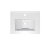 Cosmos 510 Gloss White Rectangular Vanity Basin (W)51Cm