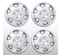 Cosmos 62710, Mars Silver 15 Inch Wheel Trims, Four piece set, Universal Fit for Most Vehicles