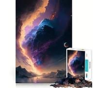 Cosmos Above The Land 1000 Pieces Puzzles for Teenagers Stress Free, Accurate Edge, Happy Challenge, Game Night (38x26cm)