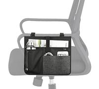 Cosmos Armrest Chair Side Organizer Bedside Caddy Organizer Bed Buk Storage Bag Armchair Wheelchair Hanging Side Pocket Bag for Ipad, Tablet, Cellphone, Remote Control, Magazines, Books & Water Bottle