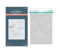 Cosmos Backdrop BetterPress and Stencil Bundle from the Pressed Posies Collection