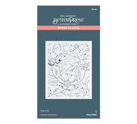 Spellbinders Cosmos Backdrop Plate from The Pressed Posies Collection, Metal, ONE