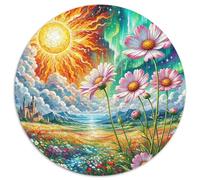 Cosmos Bipinnatus 1000 Pieces Jigsaw Puzzles For Adults Educational Games Stress Relieving Entertainment Exercise The Memory of The Brain For Adults Gifts 1000pcs (67.5x67.5cm)