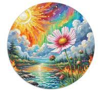 Cosmos Bipinnatus 1000 Pieces Jigsaw Puzzles For Adults Family Challenge Toys Stress Relieving Entertainment Cultivate The Spirit of Teamwork for Men, Women, Elders, Seniors 1000pcs (67.5x67.5cm)