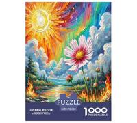 Cosmos Bipinnatus Blooms Jigsaw Puzzles 1000 Pieces Plant for Adults Fun Education Game Stress Relief Toy Intellectual Game Decoration Relaxation And Intelligence 70x50cm/1000pcs